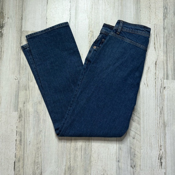 NWT Reformation Julianna Zip Mid Rise Straight Leg Jeans - Picture 5 of 6